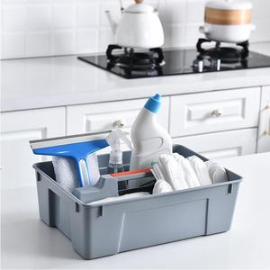 Nhà Bếp <span class=keywords><strong>Tidy</strong></span> Sắp Xếp Khay <span class=keywords><strong>Tote</strong></span> Chất Tẩy Rửa Mang Khay Giỏ Làm Sạch Caddy - Product Image 1