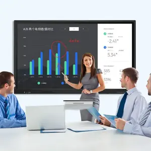 Oem ODM kỹ thuật số bảng trắng 4k hiển thị 65 75 86 98 110 inch tương tác máy tính bảng đa màn hình cảm ứng bảng thông minh