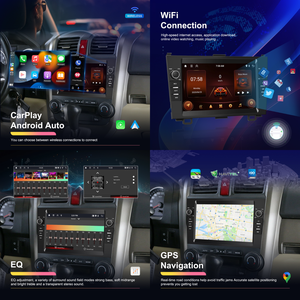 Radio para Auto Hikity para Honda CR-V 2007 2008 2009 <span class=keywords><strong>2010</strong></span> 2011, Android, 8'', Estéreo, CarPlay Inalámbrico, Android Auto, GPS, WIFI, Venta al por Mayor - Product Image 2