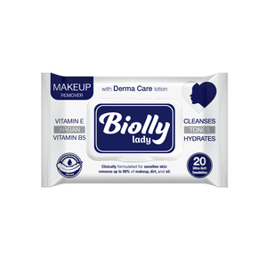 Biolly 20 toallitas desmaquillantes - Derma Care - Product Image 1