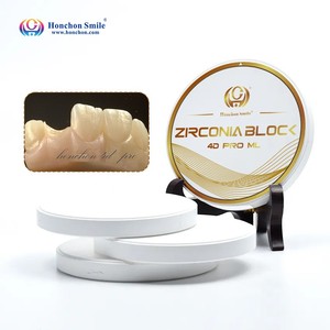 4D โปรบล็อกเซอร์โคเนียทันตกรรม98มม. ระบบกล้อง CAD บล็อกเซรามิกหลายชั้น - Product Image 6