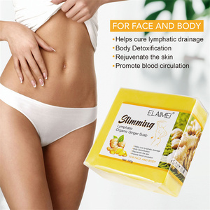 Elaimei visage corps minceur lymphatique bio gingembre peau réparatrice toxine expulsant rajeunissant <span class=keywords><strong>circulation</strong></span> <span class=keywords><strong>sanguine</strong></span> savon favorisant - Product Image 4