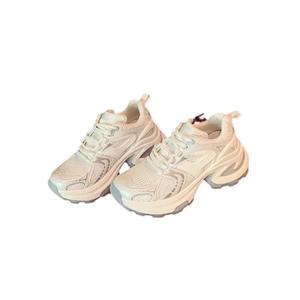 Baskets décontractées tendance pour femme en cuir véritable, style rétro populaire, respirantes, légères, rehaussantes, pour la marche - Product Image 6