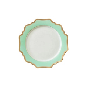 Nouvel Arrivage en Gros : Service de Vaisselle en Porcelaine Fine avec Bord Doré, Assiettes de Dîner Motif Tournesol pour Mariages et Fêtes - Product Image 6