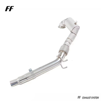 Tuyau d'échappement en acier inoxydable pour VW GOLF MK7 7 Gti High Flow Catted