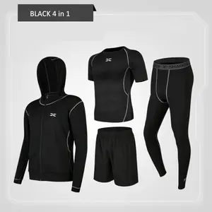 Спортивный комплект одежды для тренировок для мужчин, одежда для йоги и фитнеса