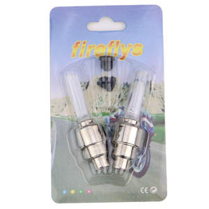 Lampes LED pour valve de vélo Fireflys, étanches, 4 modes, alimentées par batterie, pour vélo, moto, voiture - Product Image 1