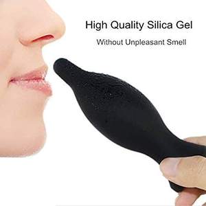 Opblaasbare anale pluggen groothandel anale expanderende siliconen opblaasbare luchtgevulde pomp butt plug met afneembare seksspeeltjes - Product Image 5