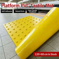 Dalles tactiles ignifuges et imperméables, indicateurs antidérapants robustes pour bâtiments publics
