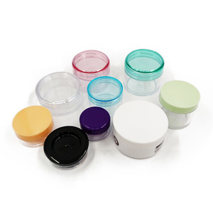 Fábrica NH H Vende Envases Vacíos de Crema Cosmética de PS de 3g, 5g, 10g, 20g, 30g, 50g, Tarro Redondo para Polvo, Botella Pequeña con Tamiz para Sombra de Ojos y Colorete - Product Image 1