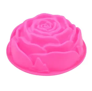 Rose Flower Silikon Fondant form Diy Craft Harzform Kuchen Kerzen seife Herstellung Mousse Kuchen und Schokoladen form