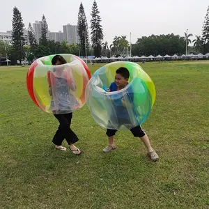Pelota inflable de PVC para niños y adultos, cuerpo de burbuja de fútbol de 36"