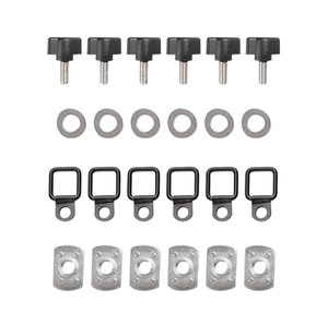 Kit de Tornillos de Liberación Rápida, Tuercas y Arandelas con Anclaje de Anillo en D para Tornillos de Techo de Jeep Wrangler YJ TJ JK JL - Product Image 1