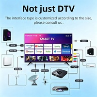 Televisor Inteligente de 32 Pulgadas al por Mayor, Android 13, Televisor LED sin Marco, Control Remoto por Voz, WiFi, Precio de Fábrica, Cine en Casa, OEM, ODM