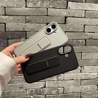 Support caché pliable pare-chocs de protection Anti-choc PC étui de téléphone dur pour iPhone 16 Pro MAX 17 15 Plus 14 13 Pro couverture