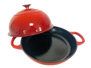 Plat de cuisson multifonction pour four hollandais <span class=keywords><strong>en</strong></span> <span class=keywords><strong>fonte</strong></span> émaillée de 10 pouces pour le pain et le four - Product Image 3