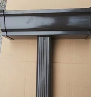 Système de gouttière de toit en PVC carré pour villa/appartement/hôtel/école