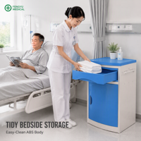 Meubles de chevet d'hôpital Fengyu en gros d'usine, table médicale en plastique ABS de Hebei