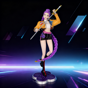 K- 데몬 헌터스 조이 루미 코스프레 영화 PVC 피규어 만화 마녀 사냥 수제 미라 예쁜 소녀 1/60 스케일 모델 장식 - Product Image 3