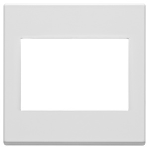 3M BS Matt White Wall <b>Plate</b> 9.7 Cm Length 1.7 Cm Height For <b>Switches</b> - Product Image 1