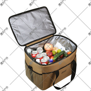 Large Capacity Thickened Picnic Cooler Bag Oxford Cloth Portable Outdoor Lunch Bag With Ice Pack Summer 2022 - Product Image 5