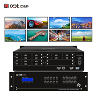 Matriz de Conmutación Híbrida Modular 8x4 sin Interrupciones EDID DP SDI DVI HD-MI para Señalización Digital y Pantallas Comerciales