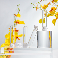 Offre Spéciale 1.5ml 2ml 3ml 5ml clair Mini échantillon tétine flacons Essence acide hyaluronique Portable petite ampoule en forme d'ampoule en verre bouteille