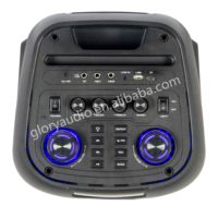 Usine nouveau 10 pouces sans fil Subwoofer haut-parleur Portable double Boomboxes système de cinéma maison RGB FM USB AUX batterie sonore forte