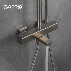 Gappo <span class=keywords><strong>ก๊อก</strong></span>น้ำฝนเ<span class=keywords><strong>ปิด</strong></span>/<span class=keywords><strong>ปิด</strong></span>ห้องน้ำที่ทันสมัยชุด<span class=keywords><strong>ฝักบัว</strong></span>อาบน้ำควบคุมอุณหภูมิ Duchas G2499-40 - Product Image 6