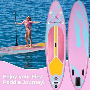 JOOLOOG alta resistencia PVC Rosa <span class=keywords><strong>Aqua</strong></span> <span class=keywords><strong>SUP</strong></span> Paddle Board inflable Stand up Paddle Board - Product Image 3