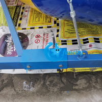 Jeu de bungee gonflable 10mL*5mW*6mH avec ceinture de sécurité en PVC et acier, modèle FC--Bungee-1 pour utilisation en parc d'attractions - Marque FunCity