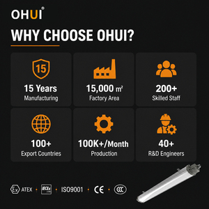 ไฟ LED แบบกันระเบิด ขนาด 4 ฟุต IP68 40-120 วัตต์ สำหรับโซน 1 2 21 22 |   โรงงาน OEM ODM - Product Image 4