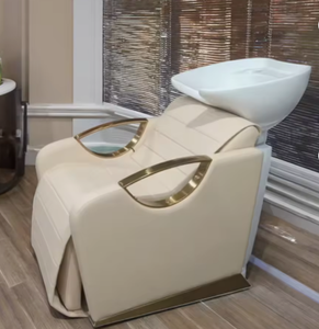 Equipo de Peluquería/Barbería Moderno Personalizado con Silla de Champú Eléctrica con Lavabo de Cerámica - Product Image 6