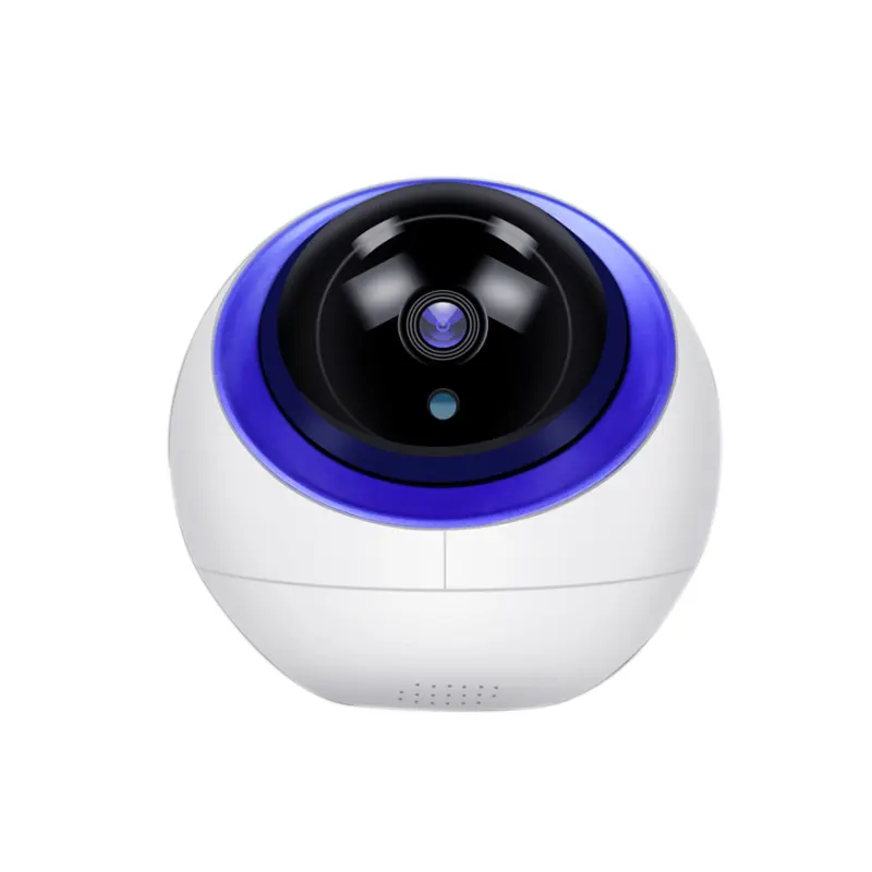 Nirkabel Ruang Bola AI Auto Tracking Kamera Kawat/2.4G Jaringan WiFi Malam Inframerah 1080P HD Berputar Bola baby Monitor