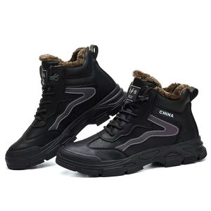 Chaussures de sécurité pour chantier, embout composite, lacets, semelle extérieure EVA, anti-éclatement, anti-perforation, unisexe, confortables, durables, toutes tailles - Product Image 5