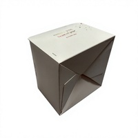 Boîte à gâteau en papier personnalisée en gros avec estampage à chaud et poignée pour l'emballage de gâteaux et d'aliments