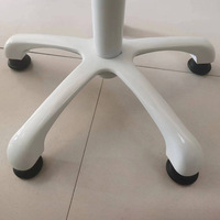 Chaise de laboratoire mobile moderne en alliage d'aluminium et PP anti-corrosion, bleue, utilisée pour les meubles de classe et les laboratoires