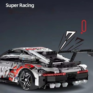 Im. <span class=keywords><strong>Master</strong></span> 9821 cho xe đua pogio moc 1861 chiếc gạch khối xây dựng đồ chơi trẻ em quà giáng sinh cho bé trai Vận chuyển nhanh - Product Image 4