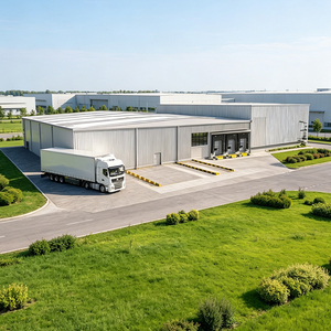Edificio de Almacenamiento Industrial de Acero de Gran Envergadura, Prefabricado, Estructura Metálica Modular de Alta Resistencia para Logística y Depósito de Carga - Product Image 1