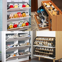 Charnière de meuble SSR pour tiroir à chaussures 1/2/3 niveaux, étagère pliable, accessoires de rangement, ouverture latérale, installation facile XD-SR2280