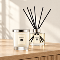 Coffret cadeau de luxe personnalisé AIKUN, marque privée, huile essentielle naturelle, diffuseur de parfum d'ambiance pour la maison