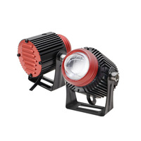 12V wasserdichter Motorrad-Zusatz scheinwerfer Blitzlaser Licht emittierende Dioden linse Nebels chein werfer Motorrad Zweifarbiger Scheinwerfer