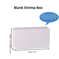 Boîte en carton personnalisée imprimée et enduite de cire pour fruits de mer, idéale pour crevettes, poissons, crabes congelés, logistique de la chaîne du froid et utilisation sur les marchés de fruits de mer