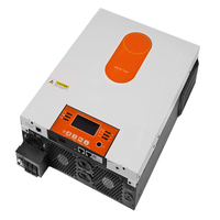 Convertisseur hybride de réseau 6000W MPPT 60-450V 27A à double sortie, efficacité 93%, onde sinusoïdale pure, BMS RS485 48V