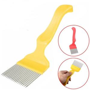 Herramientas desechables para apicultura: Espátula de vidrio antideslizante con 21 agujas, cuchillo para cortar miel, herramienta para apilar miel, pala para colmenas - Product Image 2