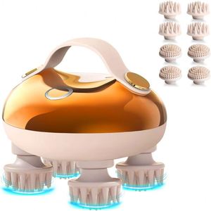 Masajeador Eléctrico Facial y de Cabeza IPX7, Limpiador Profundo, Extractor de Pelo para Mascotas, Masajeador de Cuero Cabelludo - Product Image 6