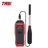 TASI TA622B Termo-Higrometer Digital Tipe Integral untuk Sensor Layar LCD Akurasi Tinggi Pencatat Data USB Penggunaan Dalam/Luar Ruangan