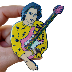 Banda de rock de estilo japonés hecha a medida al por mayor para insignia de pin de solapa metal esmaltado suave con técnica de fundición de zinc impresión UV - Product Image 4