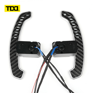 Palettes de changement de vitesse magnétiques en fibre de carbone TDD LED compatibles avec les modèles Mercedes-Benz BC6 Classe C W206 / Classe E W214 / Classe CLE / AMG - Product Image 2
