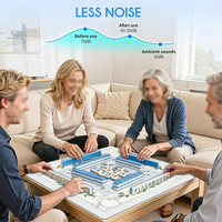 Tapis de Mahjong Américain en Néoprène Personnalisé, Vente en Gros, Tapis de Mahjong Moderne de Luxe avec Sac de Transport